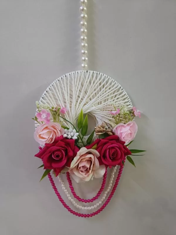 Cosmic flowers wall hanging – Handmade by Shubh Shringaar, Ghaziabad