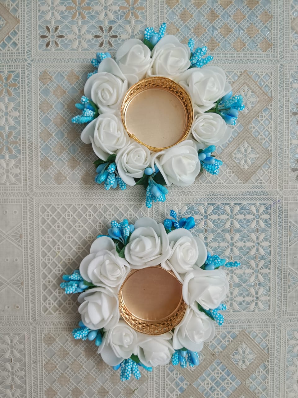 flower tealight candle holder – photo 4 – Handmade by Shubh Shringaar
