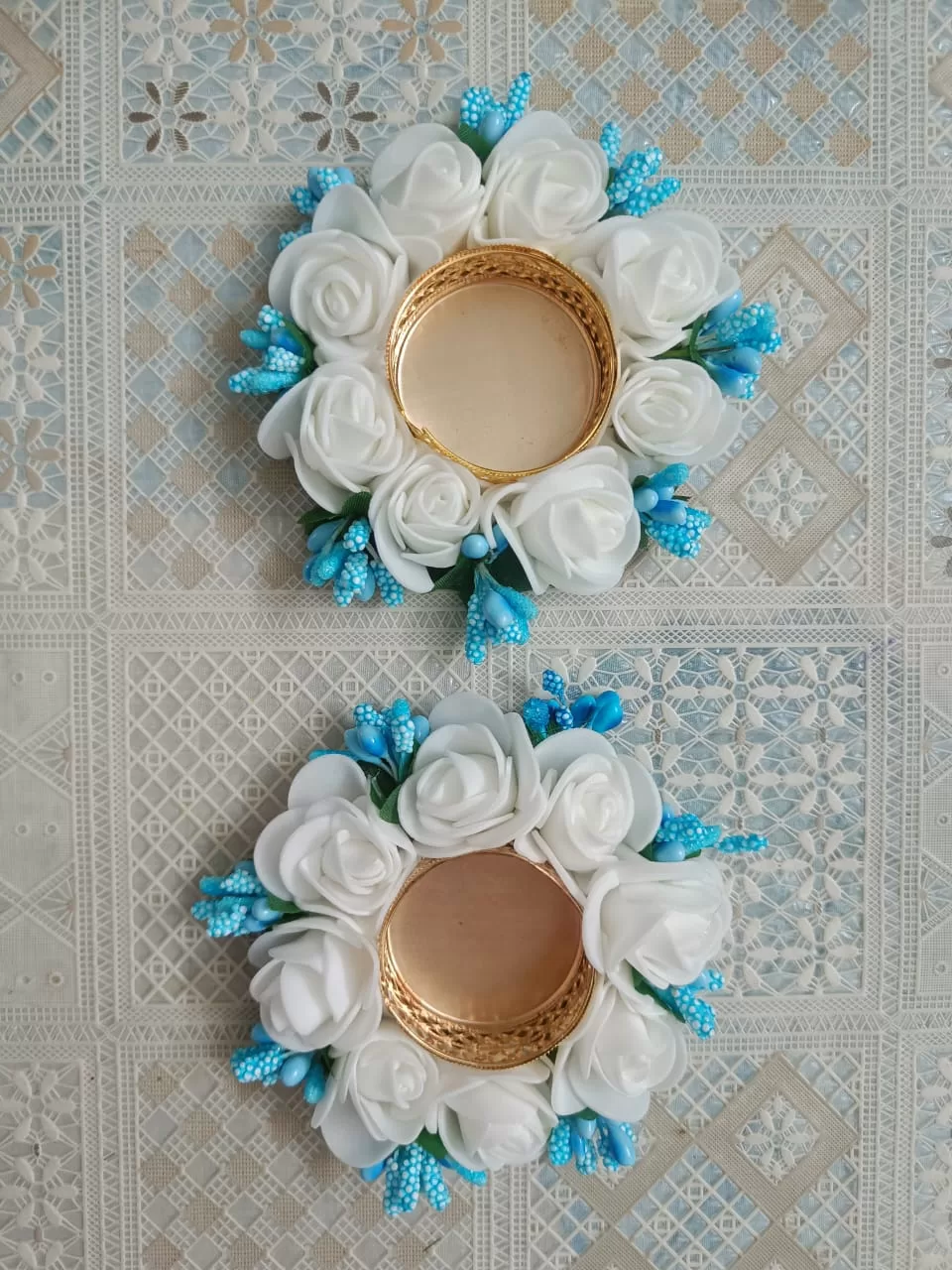 flower tealight candle holder – photo 4 – Handmade by Shubh Shringaar