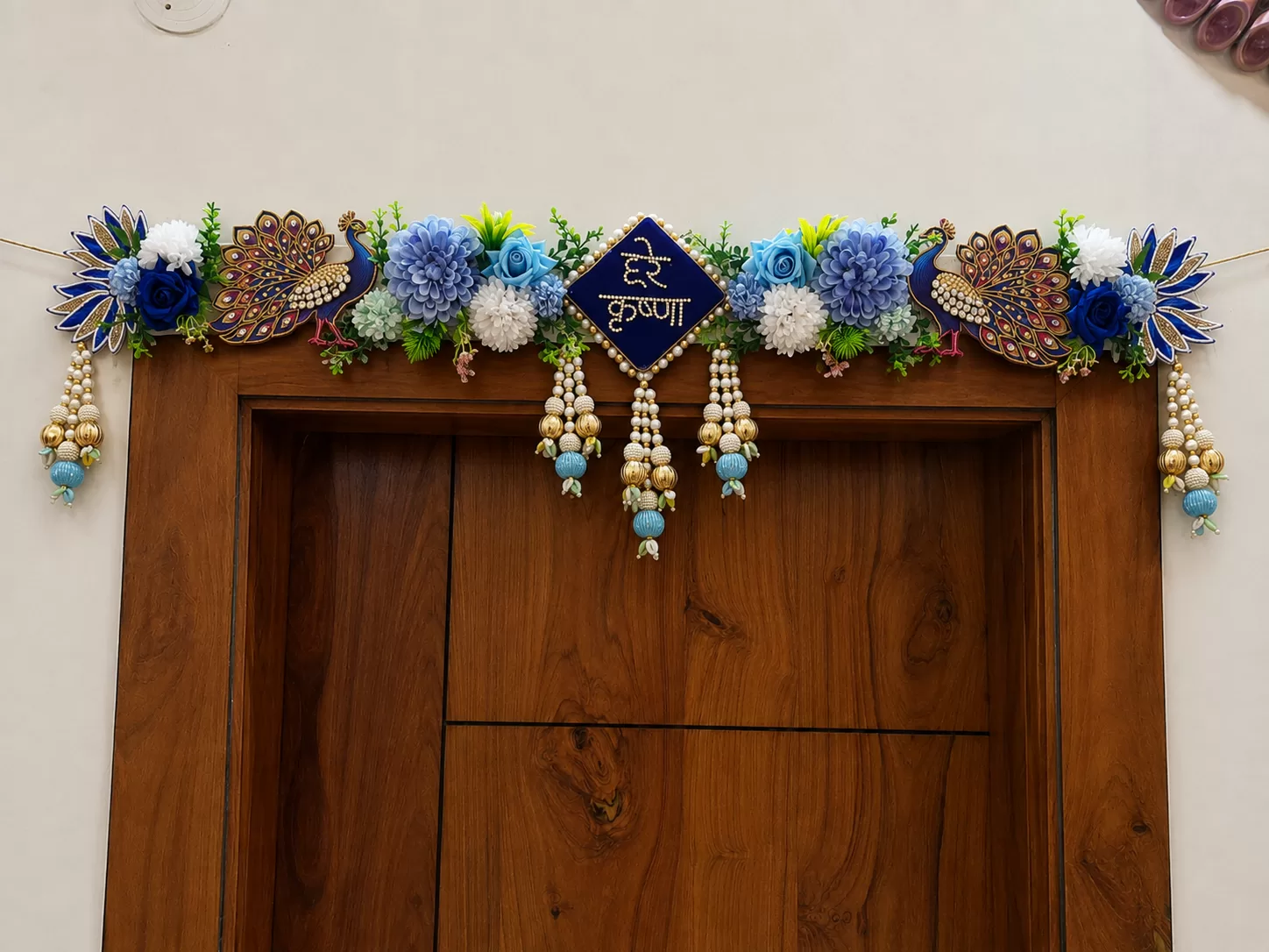 Hare Krishna bandhanwaar – Handmade by Shubh Shringaar, Ghaziabad