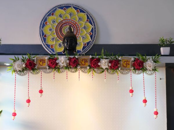 Lotus bandhanwaar – Handmade by Shubh Shringaar, Ghaziabad