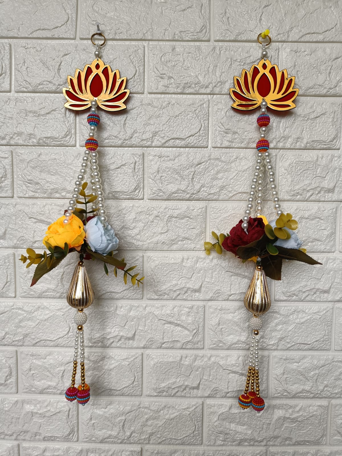 Lotus Hanging – Handmade by Shubh Shringaar, Ghaziabad