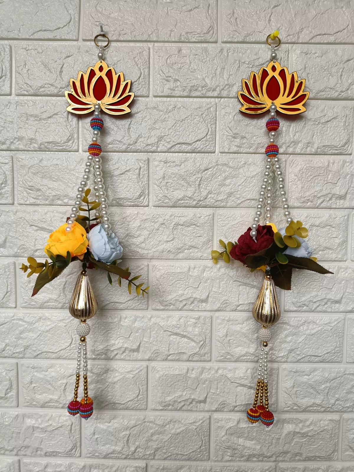Lotus Hanging – Handmade by Shubh Shringaar, Ghaziabad