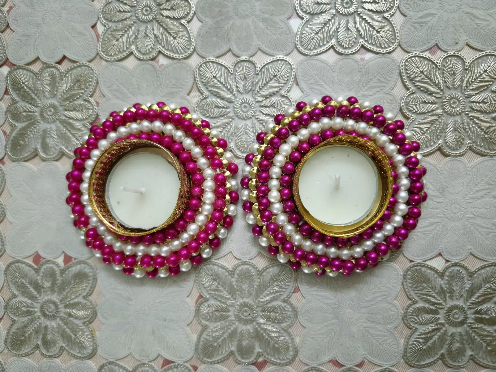 Moti candle holder – photo 4 – Handmade by Shubh Shringaar