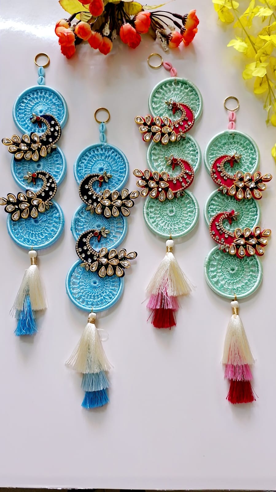 Peacock paradise decor – Handmade by Shubh Shringaar, Ghaziabad
