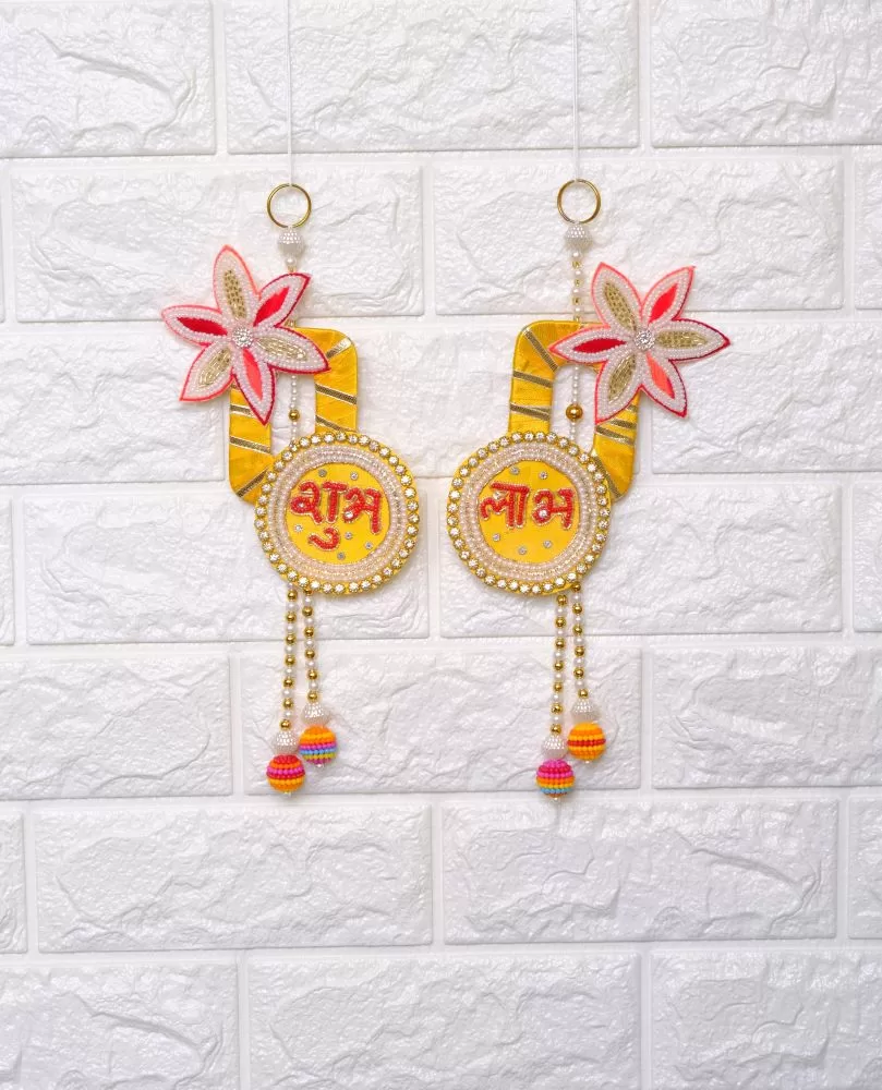 Pitambari Shubh Labh – Handmade by Shubh Shringaar, Ghaziabad