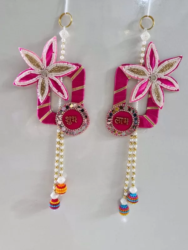 Pitambari shubh labh – Handmade by Shubh Shringaar, Ghaziabad